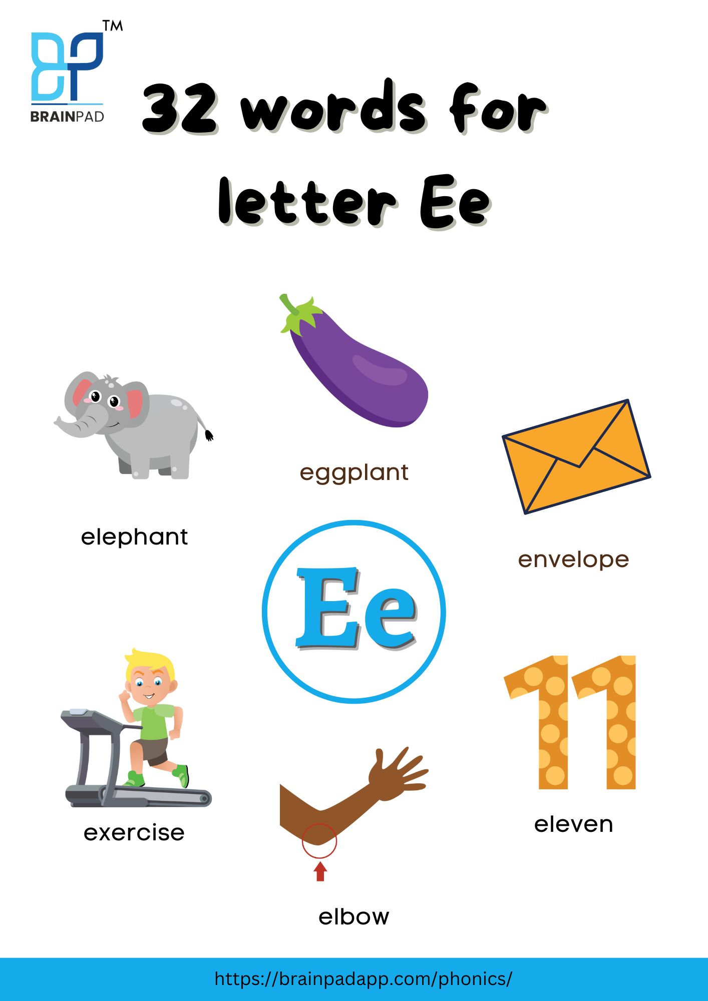 word start with letter e