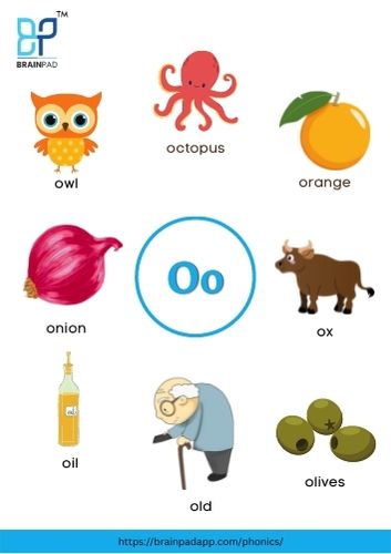 word start with letter o