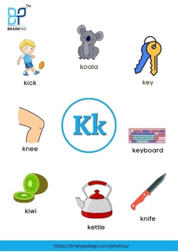 word start with letter k